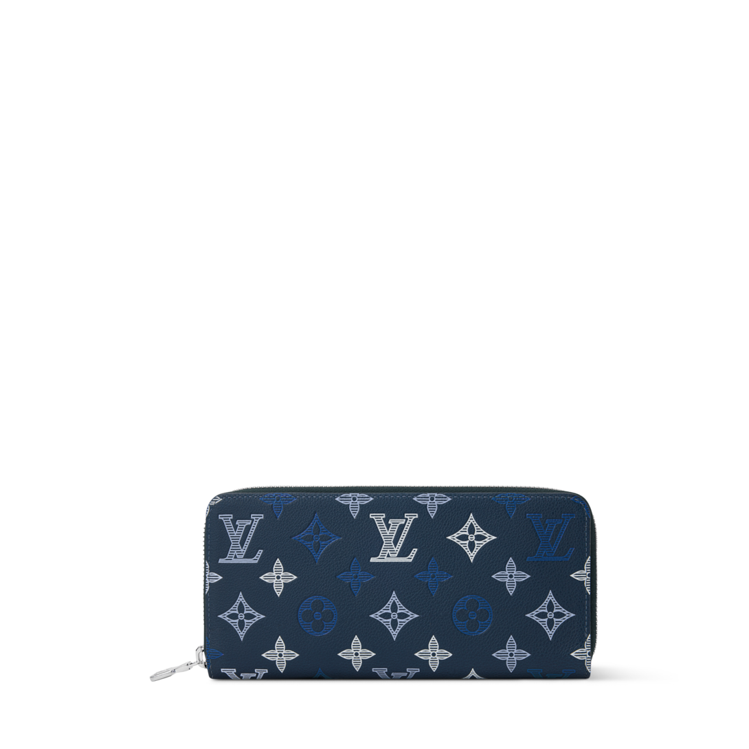 Zippy Wallet Horizontal Monogram Shadow - Men Small Leather Goods